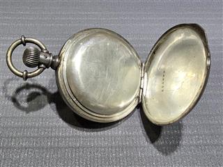 Waltham Pocket Watch WM Ellery Sterling Case Not Running